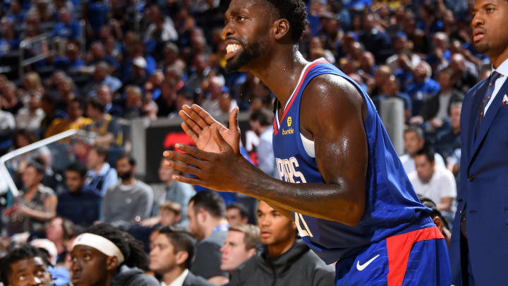 SAN FRANCISCO, CA – OCTOBER 24: Patrick Beverley #21 of the LA Clippers reacts to a play during a game against the Golden State Warriors on October 24, 2019, at Chase Center in San Francisco, California. (Photo by Andrew D. Bernstein/NBAE via Getty Images)