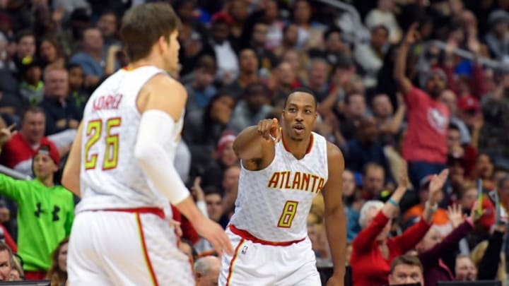 Atlanta Hawks center Dwight Howard (8) is in today’s FanDuel daily picks. Mandatory Credit: Dale Zanine-USA TODAY Sports