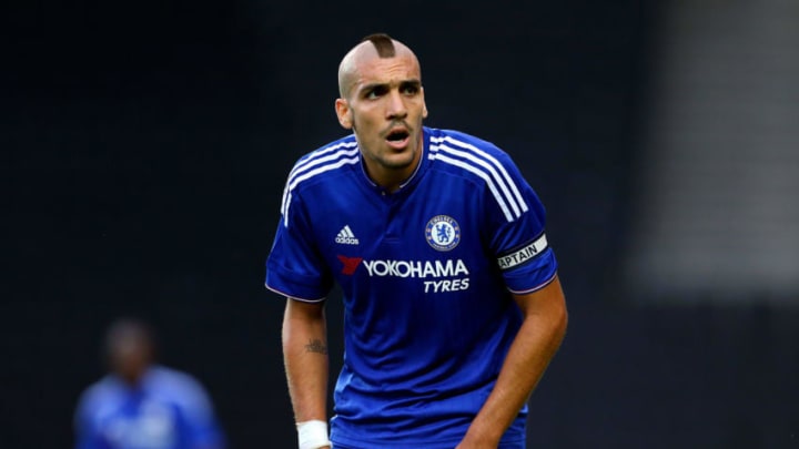 MILTON KEYNES, ENGLAND - AUGUST 03: Oriol Romeu of Chelsea during the pre-season friendly between MK Dons and a Chelsea XI at Stadium mk on August 3, 2015 in Milton Keynes, England. (Photo by Catherine Ivill - AMA/Getty Images)
