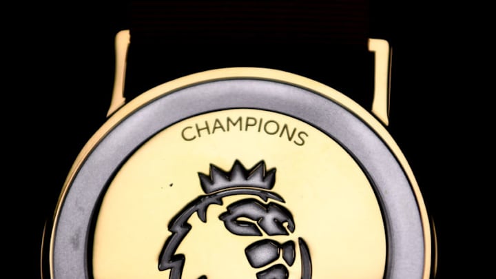 Premier League Winners medals (Photo by Laurence Griffiths/Getty Images)