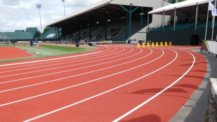 Hayward Field prepares for the 2016 NCAA Track and Field ChampionshipsJustin Phillips/KPNW Sports