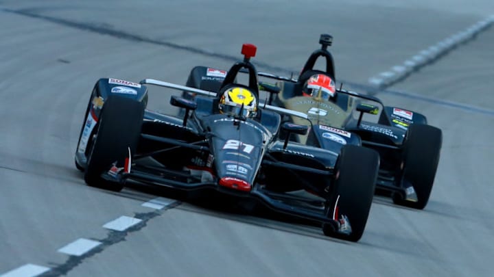 FORT WORTH, TEXAS - JUNE 06: Spencer Pigot of the United States, driver of the #21 Ed Carpenter Racing Chevrolet (Photo by Sean Gardner/Getty Images) FORT WORTH, TEXAS - JUNE 06: Spencer Pigot of the United States, driver of the #21 Ed Carpenter Racing Chevrolet (Photo by Sean Gardner/Getty Images)