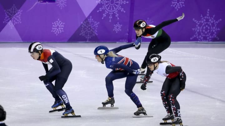 GANGNEUNG, SOUTH KOREA - FEBRUARY 20: Elise Christie of Great Britain (