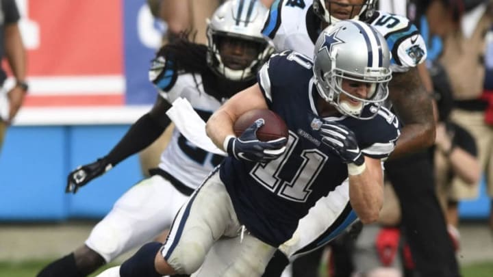Dallas Cowboys wide receiver Cole Beasley (11) makes a reception against the Carolina Panthers on September 9, 2018, at Bank of America Stadium in Charlotte, N.C. (David T. Foster III/Charlotte Observer/TNS via Getty Images)