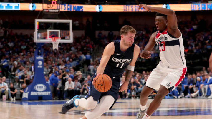 Washington Wizards Thomas Bryant Luka Doncic (Photo by Tom Pennington/Getty Images)