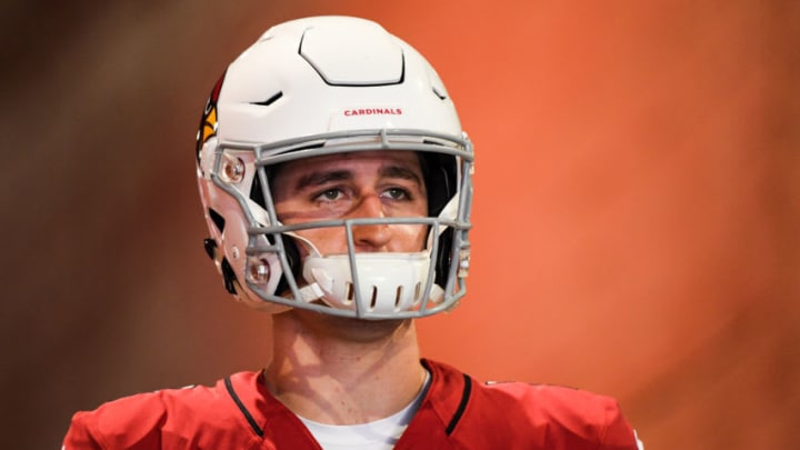 LOS ANGELES, CA - SEPTEMBER 16: Quarterback Josh Rosen #3 of the Arizona Cardinals comes out of the tunnel for the game against the Los Angeles Rams at Los Angeles Memorial Coliseum on September 16, 2018 in Los Angeles, California. (Photo by Harry How/Getty Images)