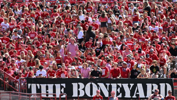 Nebraska Cornhuskers await the start of the game (Photo by Steven Branscombe/Getty Images)
