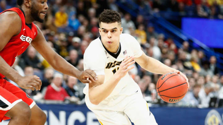 ST LOUIS, MO - MARCH 08: Michael Porter Jr #13 of the Missouri Tigers dribbles the ball against the Georgia Bulldogs during the second round of the 2018 SEC Basketball Tournament at Scottrade Center on March 8, 2018 in St Louis, Missouri. (Photo by Andy Lyons/Getty Images)