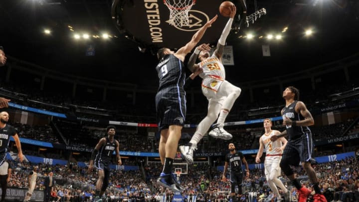 The Orlando Magic could not corral the Atlanta Hawks as a second half rally sent them to their worst loss of the season. (Photo by Fernando Medina/NBAE via Getty Images)