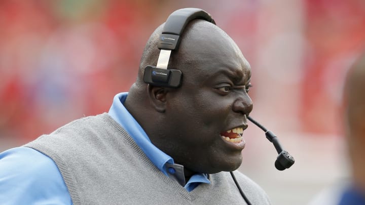ATHENS, GA – SEPTEMBER 26: Southern University Jaguars head coach Dawson Odums reacts on the sideline in the second quarter of the game against the Georgia Bulldogs on September 26, 2015 at Sanford Stadium in Athens, Georgia. (Photo by Todd Kirkland/Getty Images)