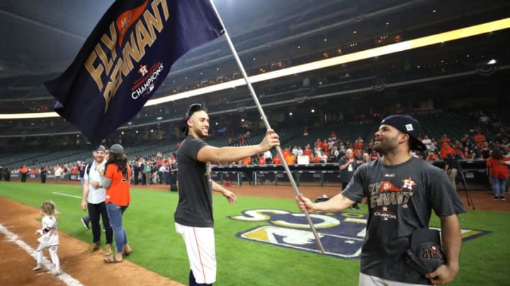 HOUSTON, TX - OCTOBER 21: George Springer