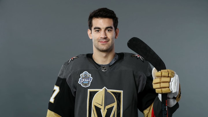 Max Pacioretty of the Vegas Golden Knights poses for a portrait ahead of the 2020 NHL All-Star Game at Enterprise Center on January 24, 2020 in St Louis, Missouri.