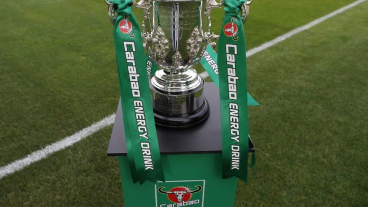 The Carabao Cup trophy (Photo by Catherine Ivill/Getty Images)