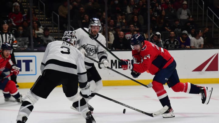 Connor McMichael, Washington Capitals Mandatory Credit: Gary A. Vasquez-USA TODAY Sports