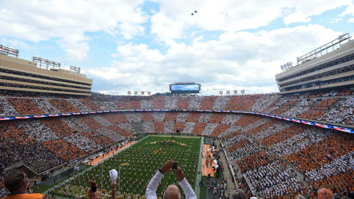 Flyover before Texas A&M football vs Tennessee