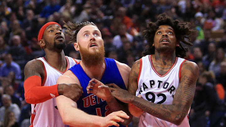 TORONTO, ON - FEBRUARY 12: Aron Baynes