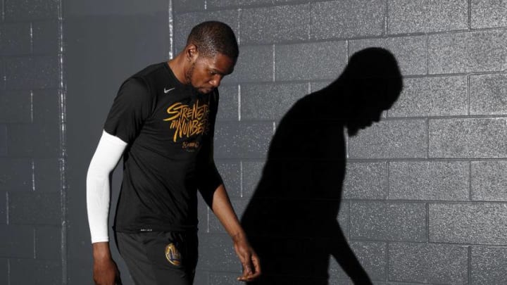 Kevin Durant, Golden State Warriors, New York Knicks (Photo by Tim Warner/Getty Images)