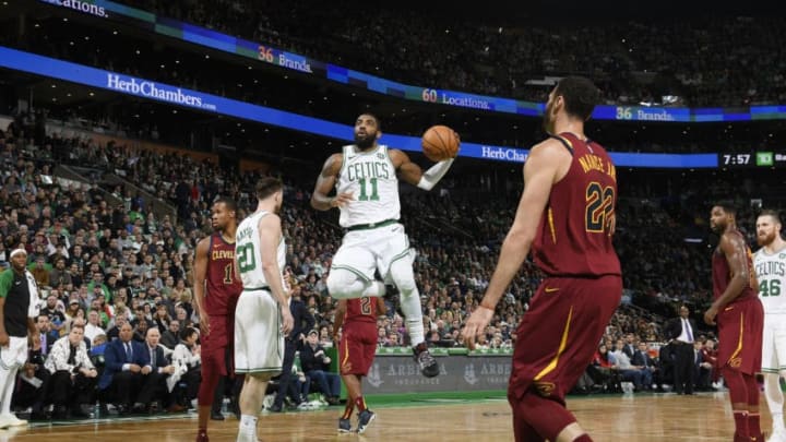 Kyrie Irving led the Boston Celtics past his old team Friday. (Photo by Brian Babineau/NBAE via Getty Images)