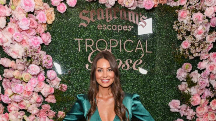 LOS ANGELES, CALIFORNIA - MARCH 11: Kelley Flanagan attends Chris Harrison's Seagram's Tropical Rosè launch party on March 11, 2020 in Los Angeles, California. (Photo by Presley Ann/Getty Images for Seagram's Escapes)