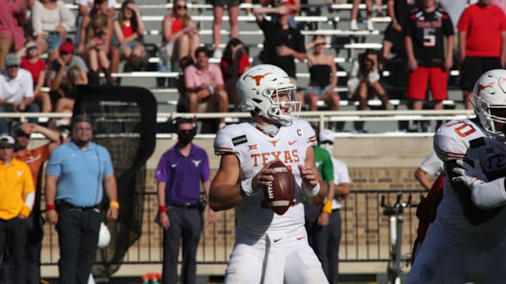 Sam Ehlinger, Texas Football Mandatory Credit: Michael C. Johnson-USA TODAY Sports