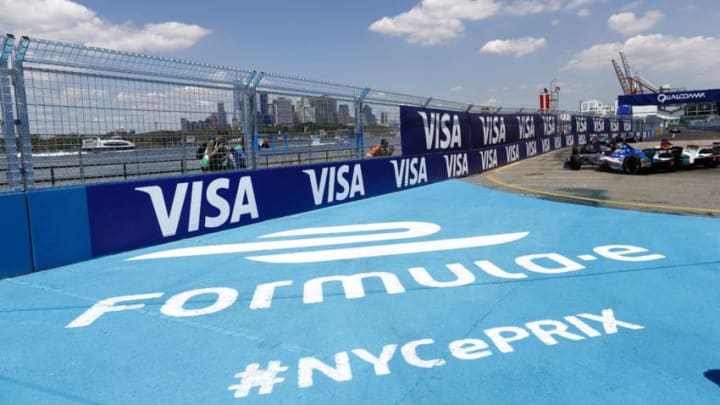 NEW YORK, NY - JULY 16: Antonio Felix da Costa (PRT), Amlin Andretti, Spark-Andretti, ATEC-02 during the New York City ePrix, tenth round of the 2016/17 FIA Formula E Series on July 16, 2017 in Brooklyn, New York City, NY, USA. (Photo by Alastair Staley/LAT Images)