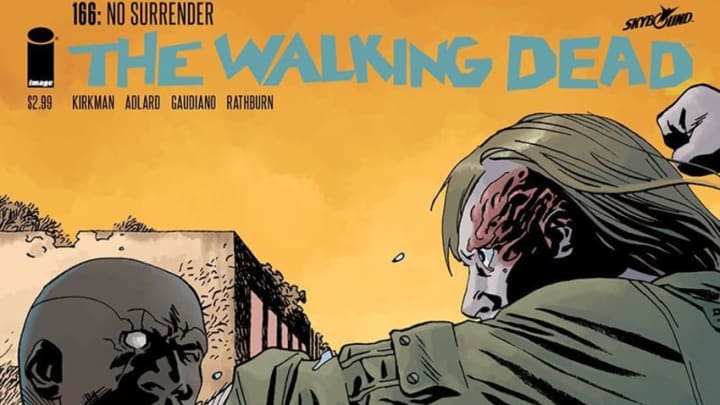 John and Dwight - The Walking Dead issue 166 cover, Image Comics and Skybound