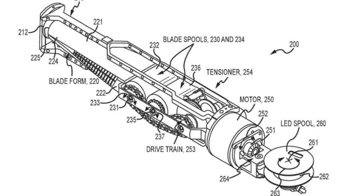 star wars lightsaber patent