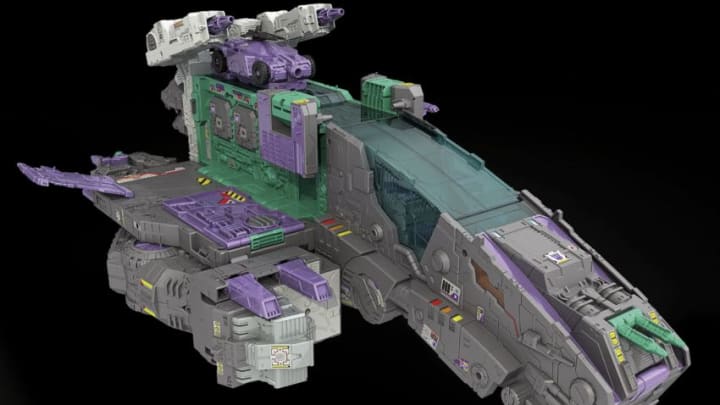 Transformers Generations Titans Return Trypticon in spaceship mode, image courtesy of Hasbro.