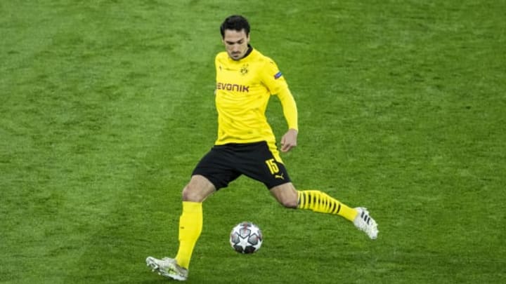 Mats Hummels will lead the Dortmund defence once again. (Photo by Mika Volkmann/Getty Images)