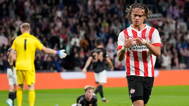 Xavi Simons of PSV (Photo by Photo Prestige/Soccrates/Getty Images)