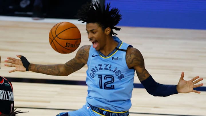 Ja Morant, Memphis Grizzlies Mandatory Credit: Kevin C. Cox/Pool Photo-USA TODAY Sports
