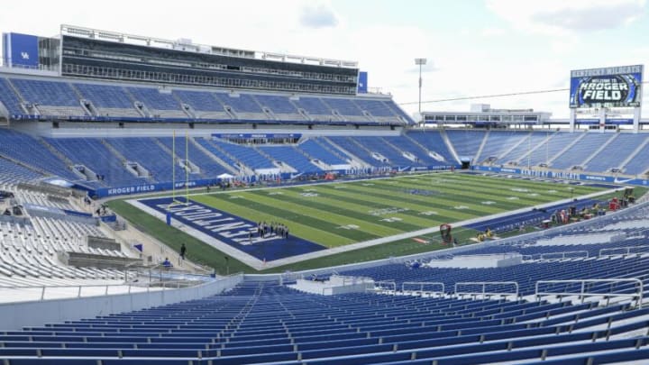 Oct 3, 2020; Lexington, Kentucky, USA; A general view before the game between Kentucky and Ole Miss at Kroger Field. Mandatory Credit: Katie Stratman-USA TODAY Sports