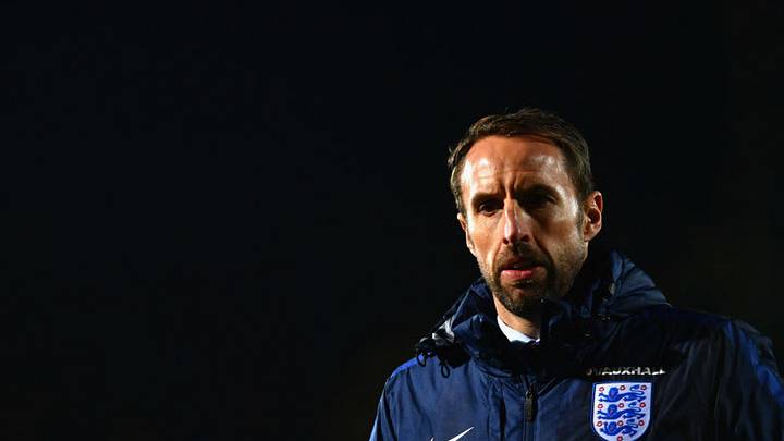 VILNIUS, LITHUANIA - OCTOBER 08: Gareth Southgate manager of England looks on after the FIFA 2018 World Cup Group F Qualifier between Lithuania and England at LFF Stadium on October 8, 2017 in Vilnius, Lithuania. (Photo by Dan Mullan/Getty Images)
