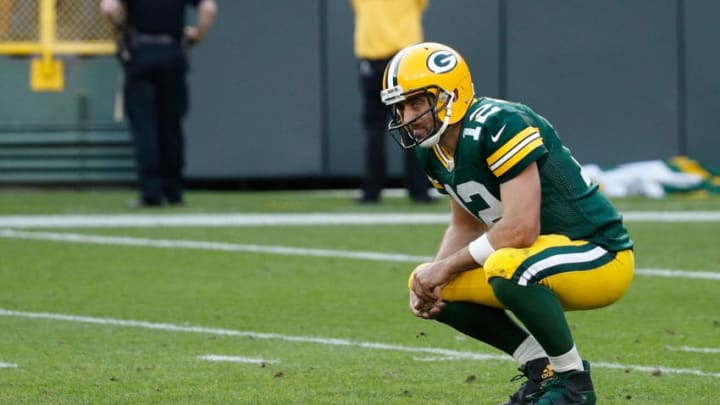 GREEN BAY, WI - SEPTEMBER 10: Aaron Rodgers