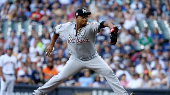 Royals Rumors: Edinson Volquez #36 of the Miami Marlins (Photo by Dylan Buell/Getty Images)