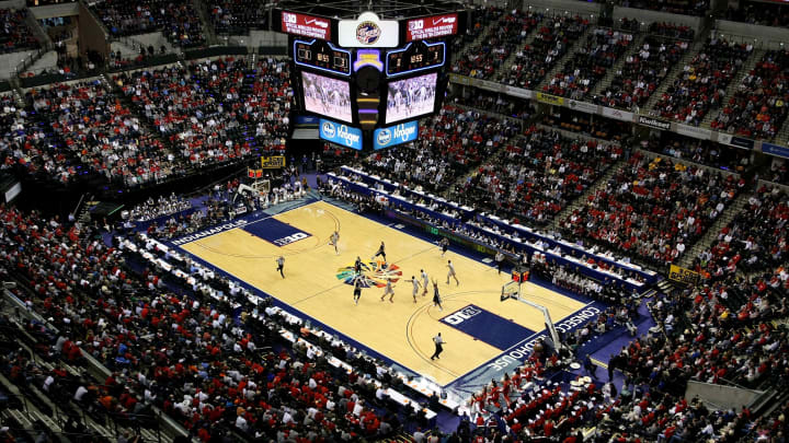 INDIANAPOLIS, IN – MARCH 13: A general view of the Big Ten Tournament. (Photo by Chris Chambers/Getty Images)