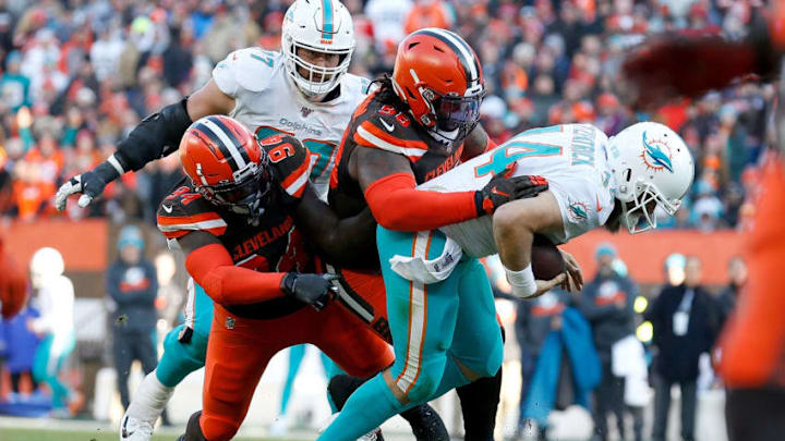 Cleveland Browns Bryan Cox (Photo by Kirk Irwin/Getty Images)
