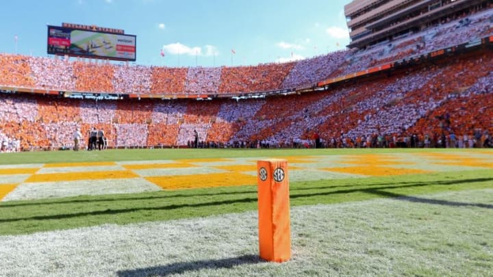 Sep 24, 2016; Knoxville, TN, USA; General view during the first quarter of the game between the Florida Gators and Tennessee Volunteers at Neyland Stadium. Mandatory Credit: Randy Sartin-USA TODAY Sports