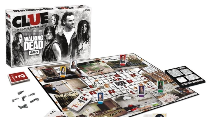 Discover USAopoly's AMC's 'The Walking Dead' version of Clue on Amazon.