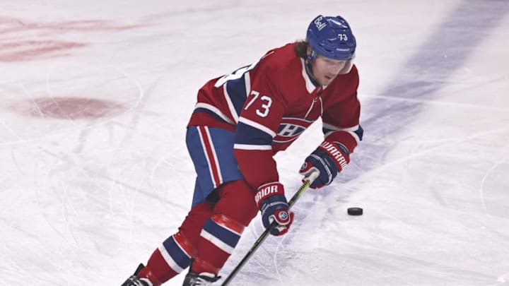 Mar 19, 2021; Montreal, Quebec, CAN; Montreal Canadiens Tyler Toffoli Mandatory Credit: Jean-Yves Ahern-USA TODAY Sports