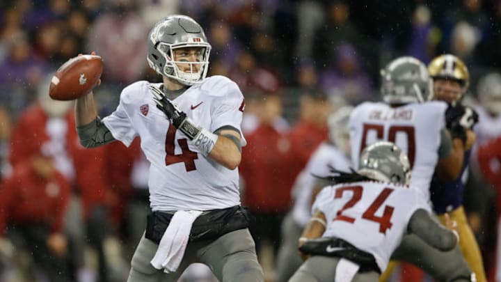 SEATTLE, WA - NOVEMBER 25: Quarterback Luke Falk