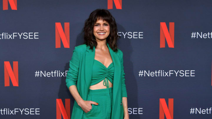 LOS ANGELES, CALIFORNIA - MAY 21: Carla Gugino attends the Netflix FYSEE Event for "Haunting of Hill House" at Raleigh Studios on May 21, 2019 in Los Angeles, California. (Photo by Emma McIntyre/Getty Images for Netflix)