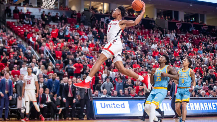 Guard Terrence Shannon #1 of the Texas Tech Red Raiders (Photo by John E. Moore III/Getty Images)