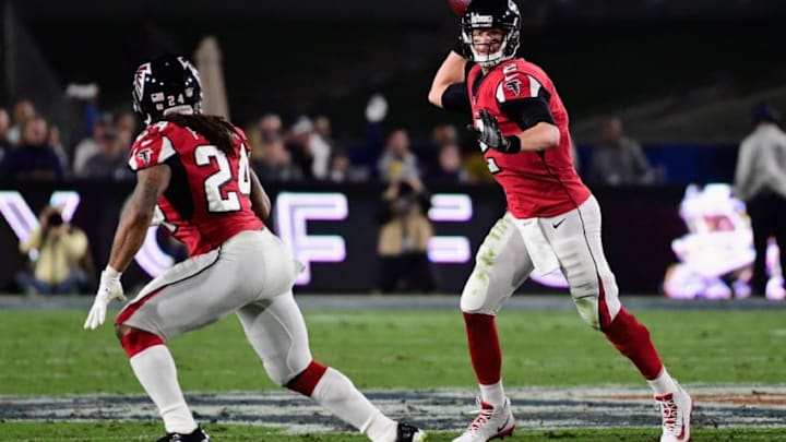 LOS ANGELES, CA - JANUARY 06: Quarterback Matt Ryan