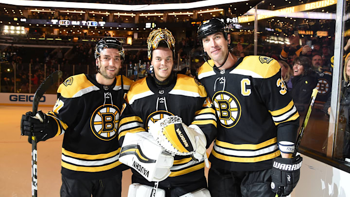 chara bergeron rask bruins