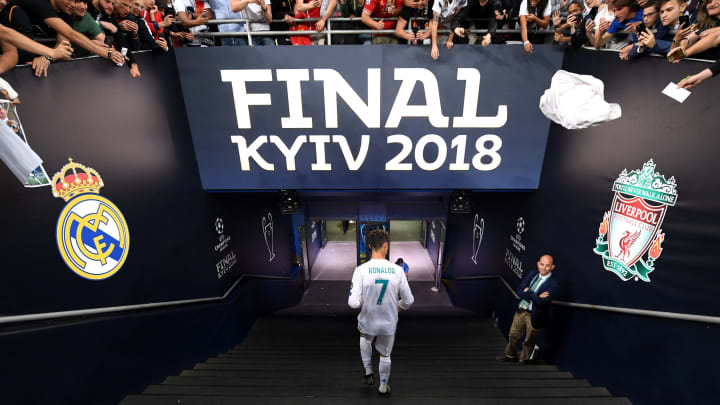 Cristiano Ronaldo during his final appearance as a Real Madrid player