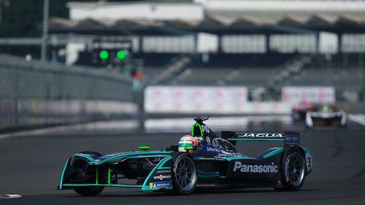 MEXICO CITY, MEXICO – MARCH 03: Nelson Piquet Jr of Brazil from Panasonic Jaguar (Photo by Manuel Velasquez/Getty Images)