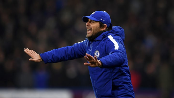 HUDDERSFIELD, ENGLAND – DECEMBER 12: Chelsea manager Antonio Conte during the Premier League match between Huddersfield Town and Chelsea at John Smith’s Stadium on December 12, 2017 in Huddersfield, England. (Photo by Gareth Copley/Getty Images)