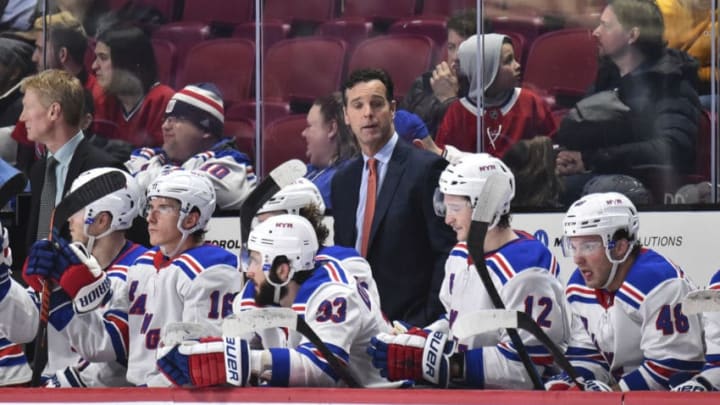 Head coach of the New York Rangers David Quinn. (Photo by Minas Panagiotakis/Getty Images)