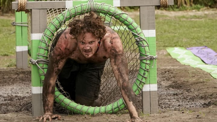 “Don’t Get Cocky, Kid” – A war between old tribes risks creating a shift in power. Then, castaways get twisted and caught up in the immunity challenge, on SURVIVOR, Wednesday, April 19 (8:00-9:00 PM, ET/PT) on the CBS Television Network, and available to stream live and on demand on Paramount+. Pictured (L-R): Kane Fritzler. Photo: Robert Voets/CBS ©2022 CBS Broadcasting, Inc. All Rights Reserved